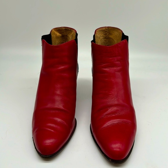 Ralph Lauren leather ankle boots 6 1/2 - Picture 1 of 6